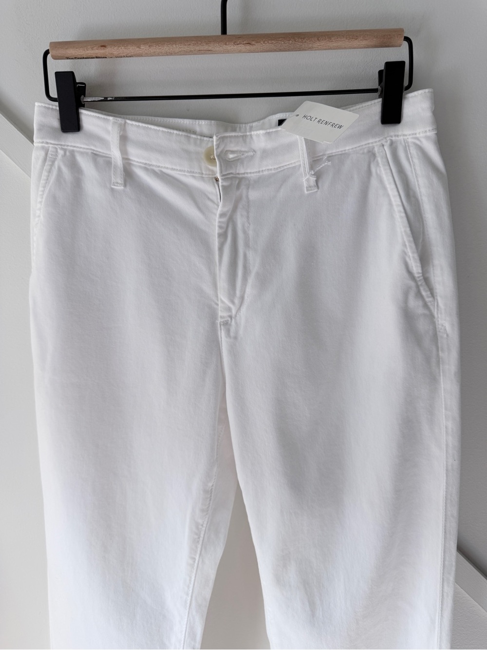 AG Adriano Goldschmied The Caden Tailored Trouser White 25 NWT | Slim Chino - Picture 5 of 16